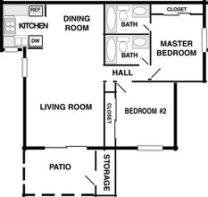 Unit 3100M 1017 floor plan